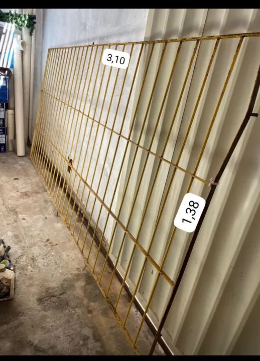 3 Grades de Ferro maciço 