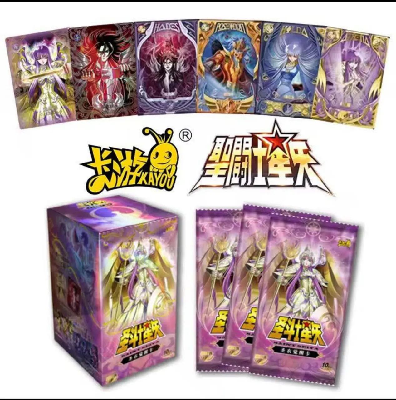 Cartas Cavaleiros do Zodíaco Kayou, volume 4,  5 Boosters - Foto 3