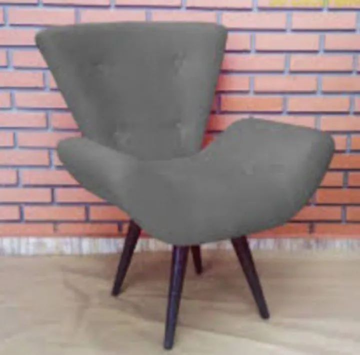 POLTRONA DECORATIVA COM FRETE GRÁTIS: TRAVA NA QUEIMA!! - Foto 4
