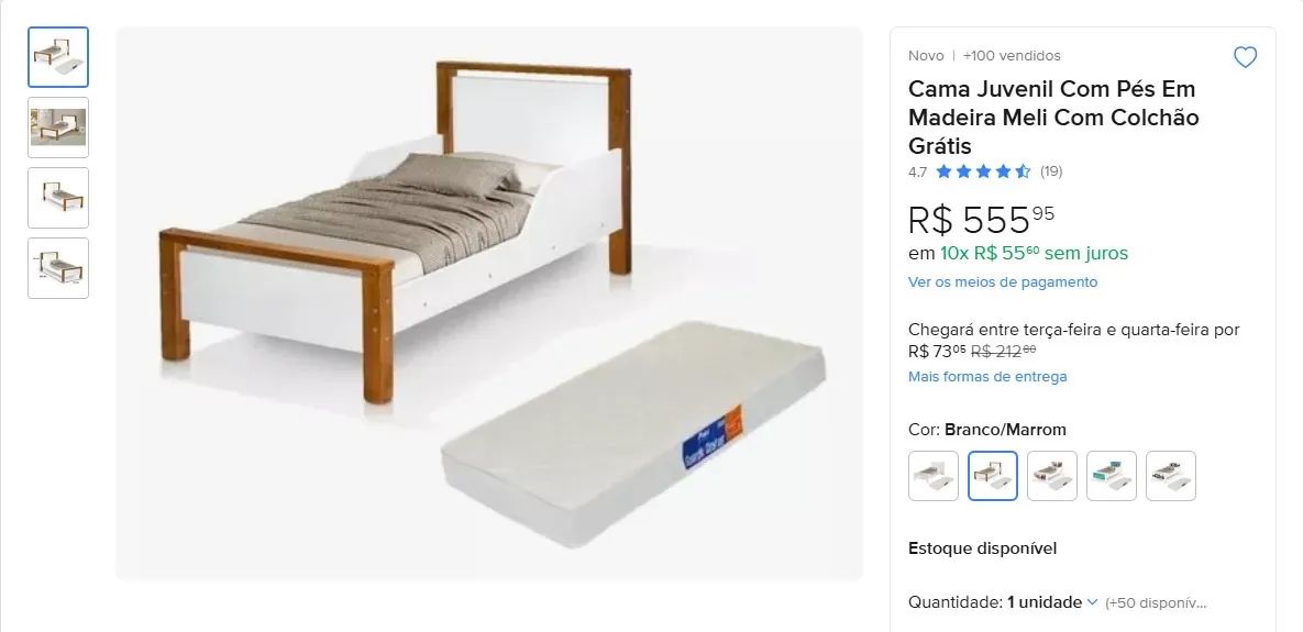 Cama solteiro - Foto 4