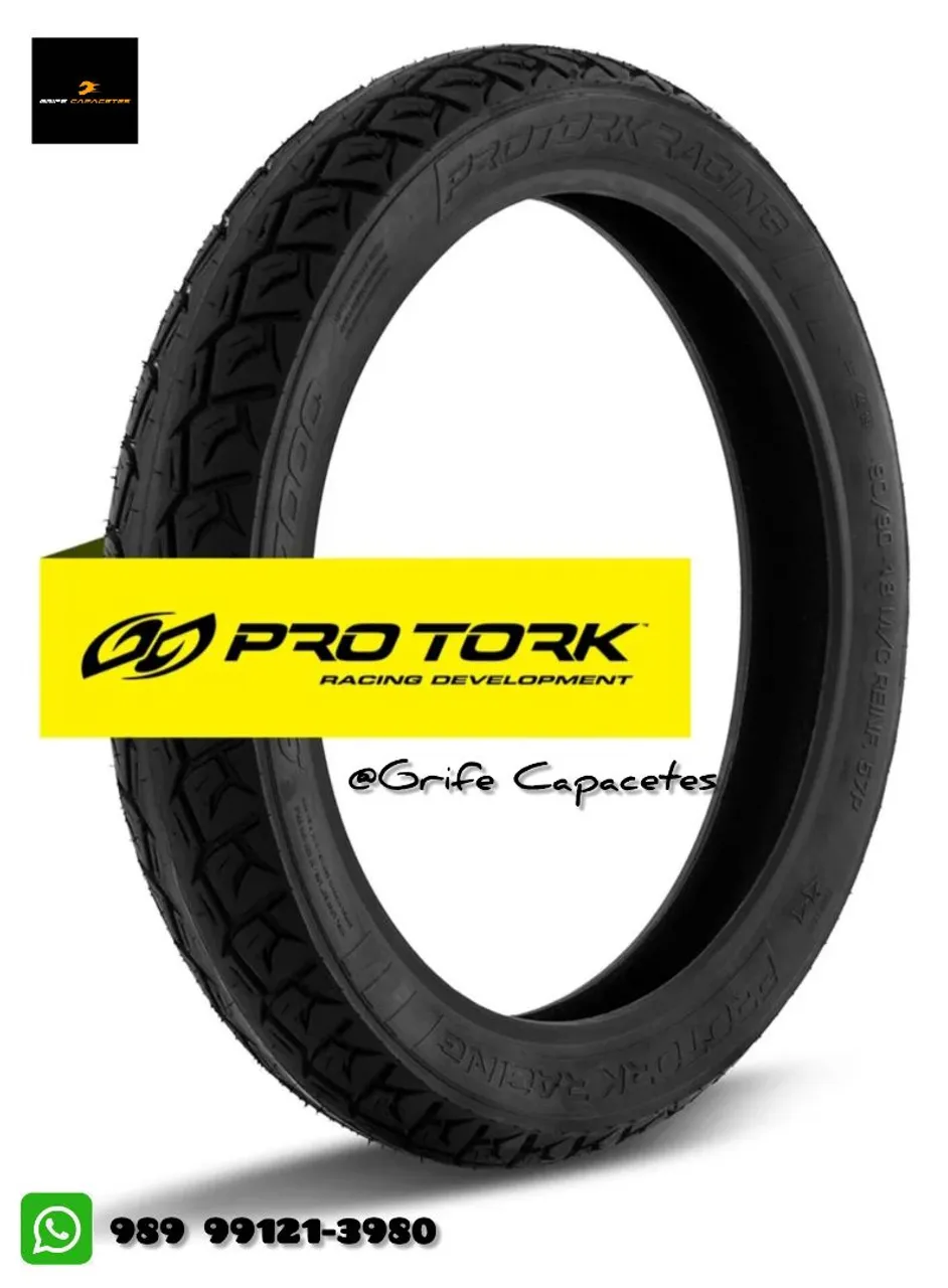 PNEU OFICIAL PARA MOTO - FAN- 150, 160 GRIFE CAPACETES LOJA OFICIAL