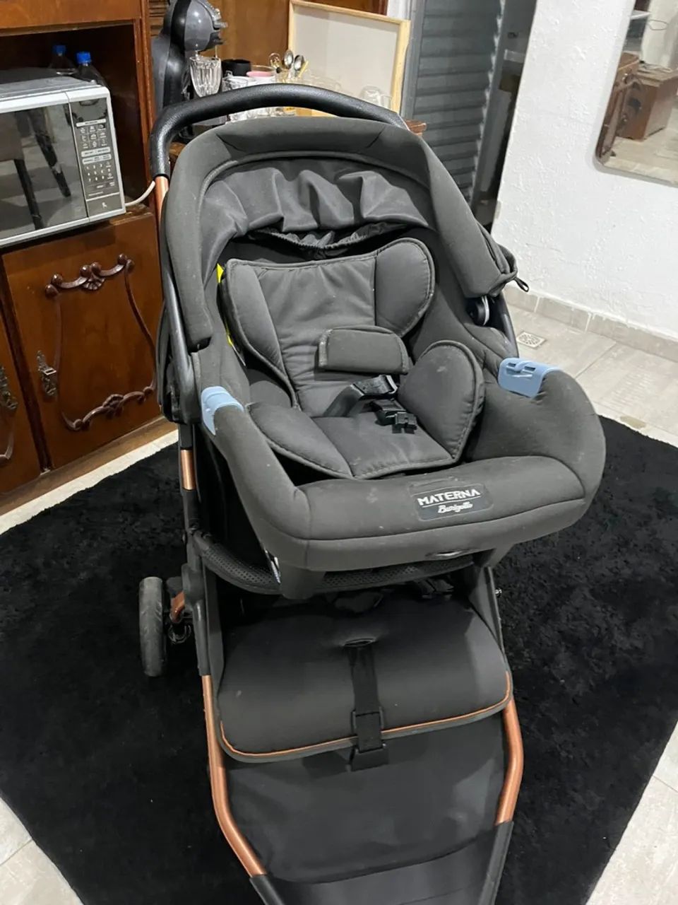 Carrinho de Bebê Cr3 Gray Cobre - Foto 4