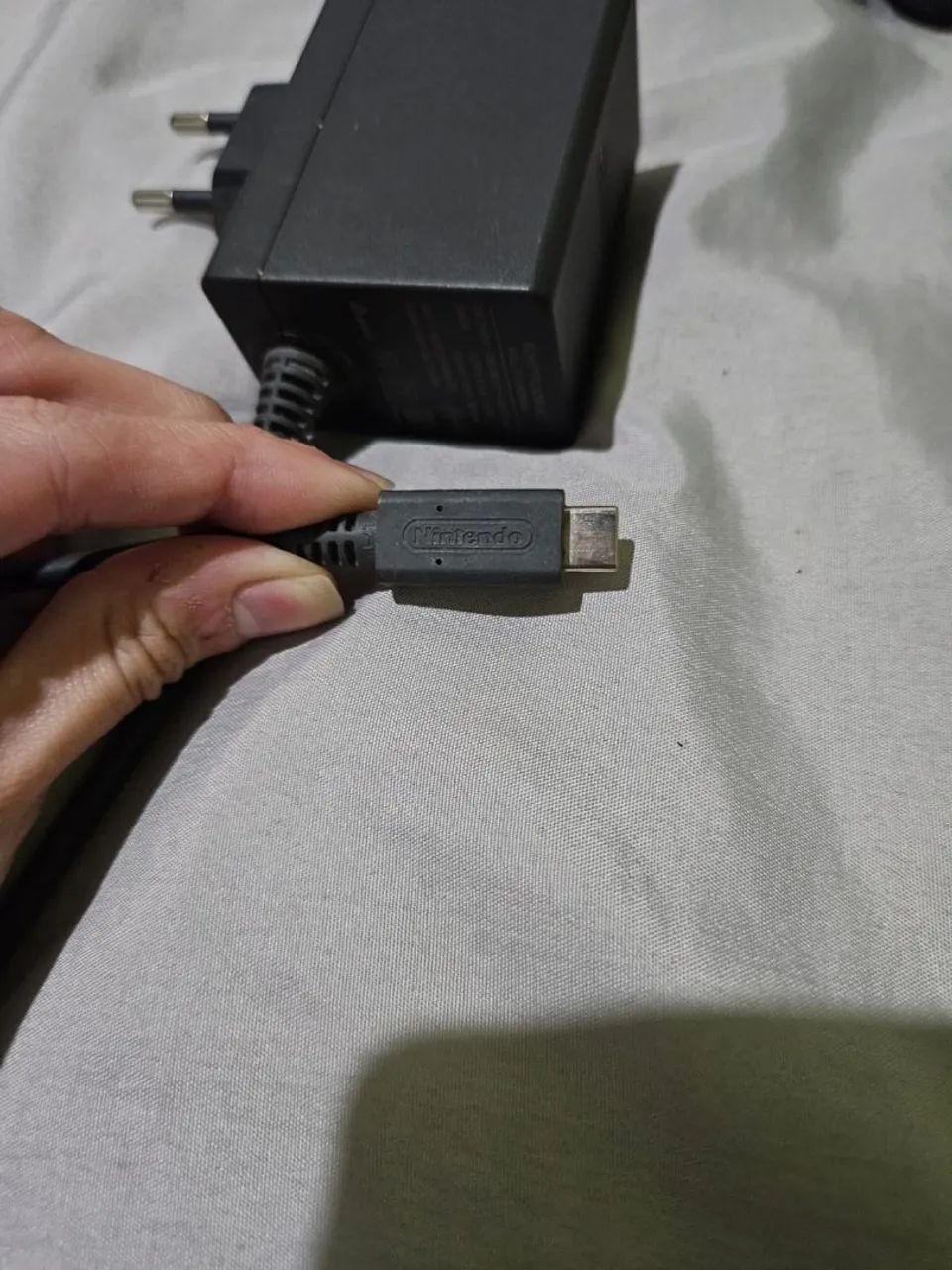Nintendo Switch OLED - Seminovo, com caixa e acessórios originais  - Foto 4