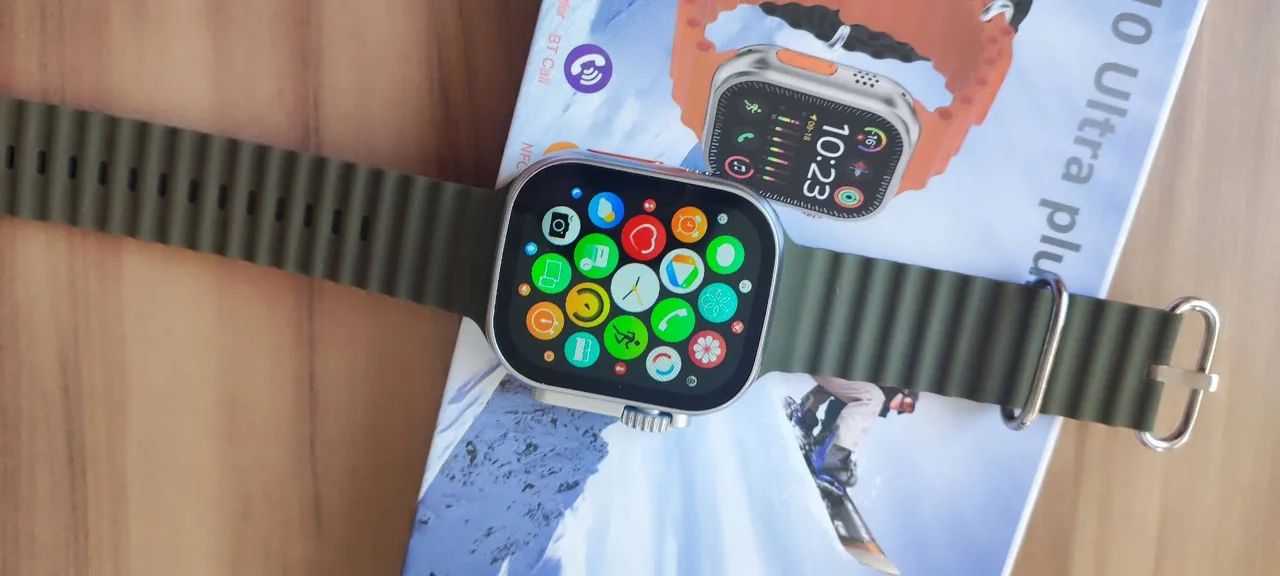 SMARTWATCH ULTRA COM PULSEIRA EXTRA 