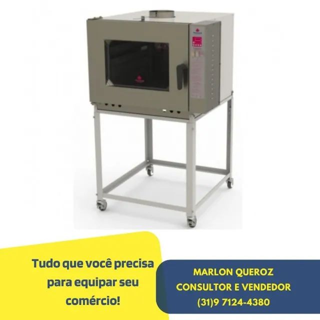 Forno de Padaria 5 Esteiras Progas Novo
