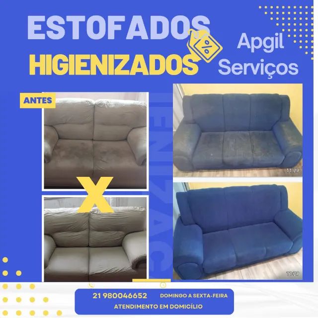 Higienização de estofados - Foto 4