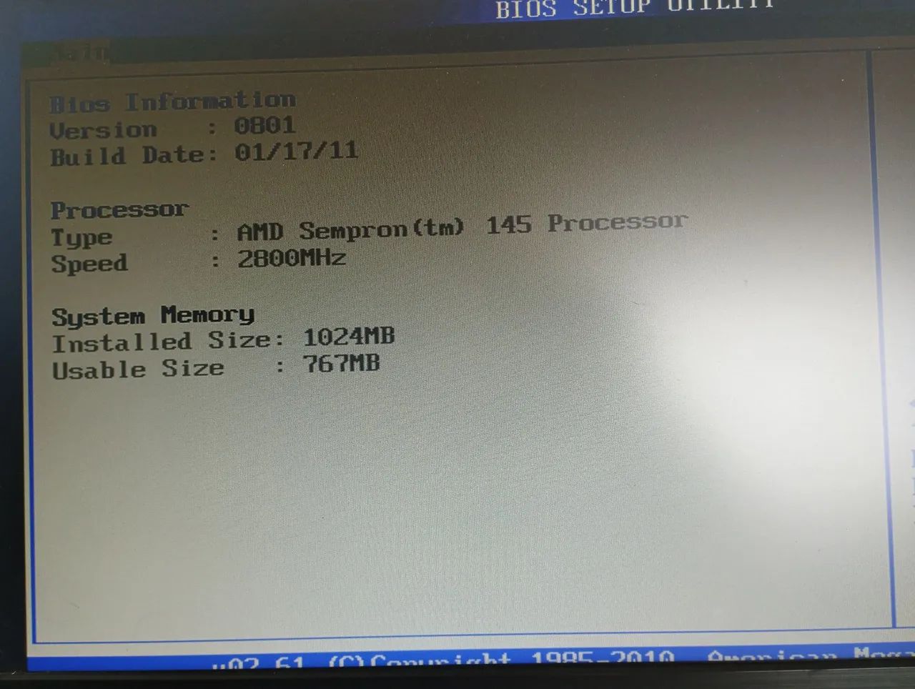 Processador Semprom 145