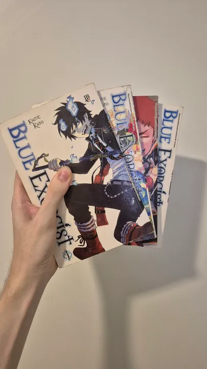 Mangá Blue Exorcist - Volumes 1, 3, 6 e 8