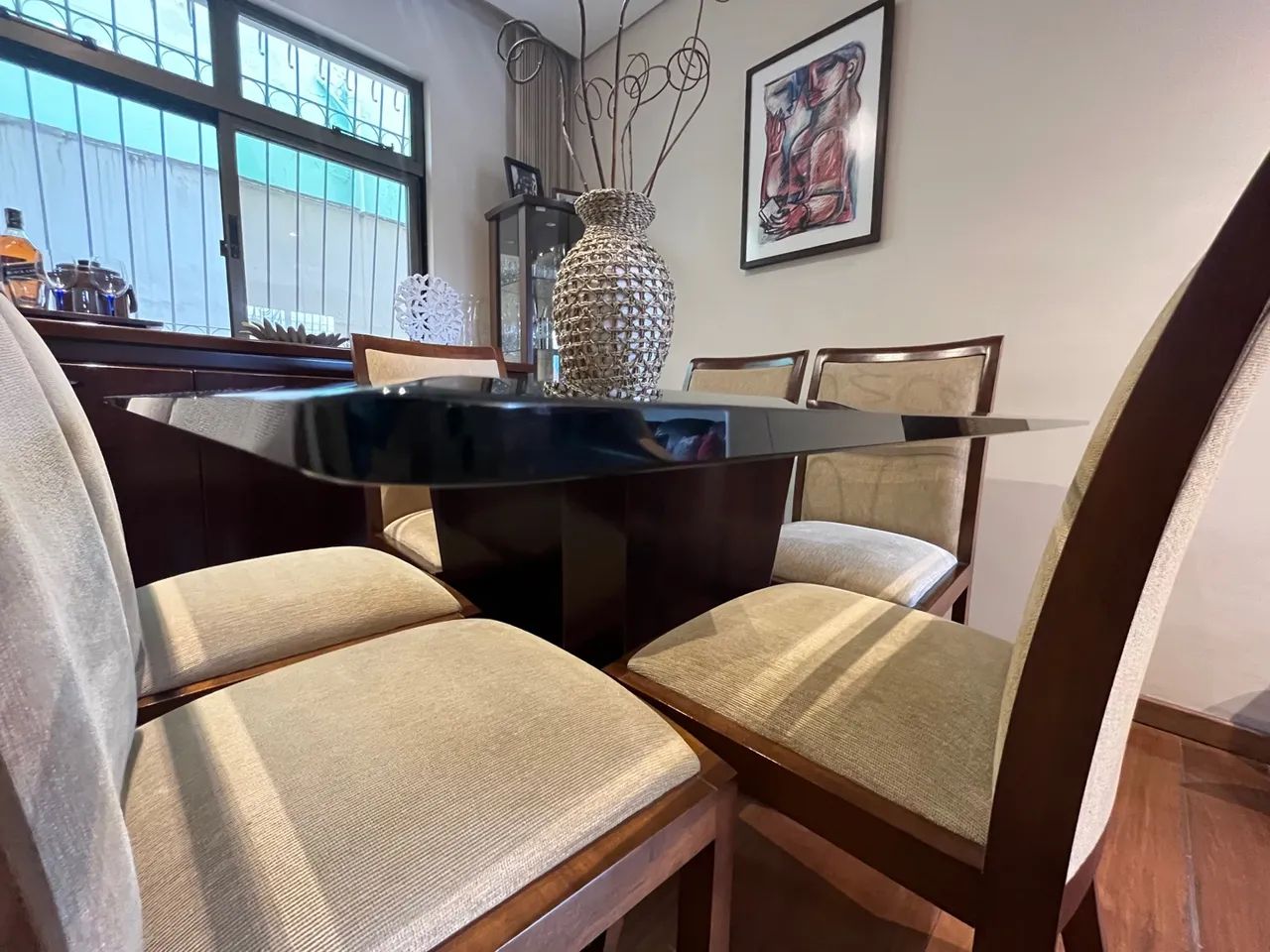 Mesa de Jantar com 6 Cadeiras - 1,30 x 1,30 - Foto 4