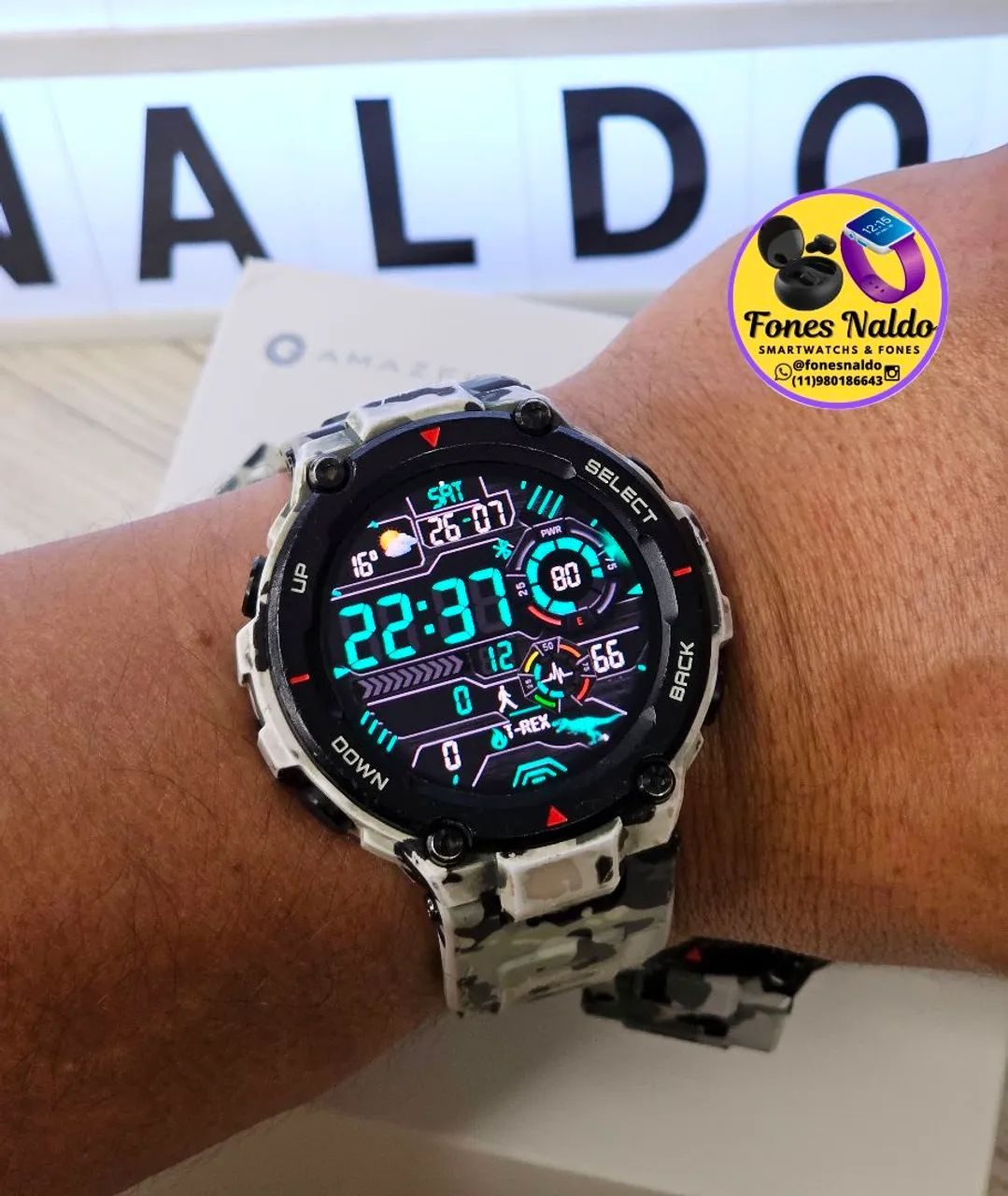 Amazfit T-Rex - Smartwatch Robusto e Completo! - Foto 3