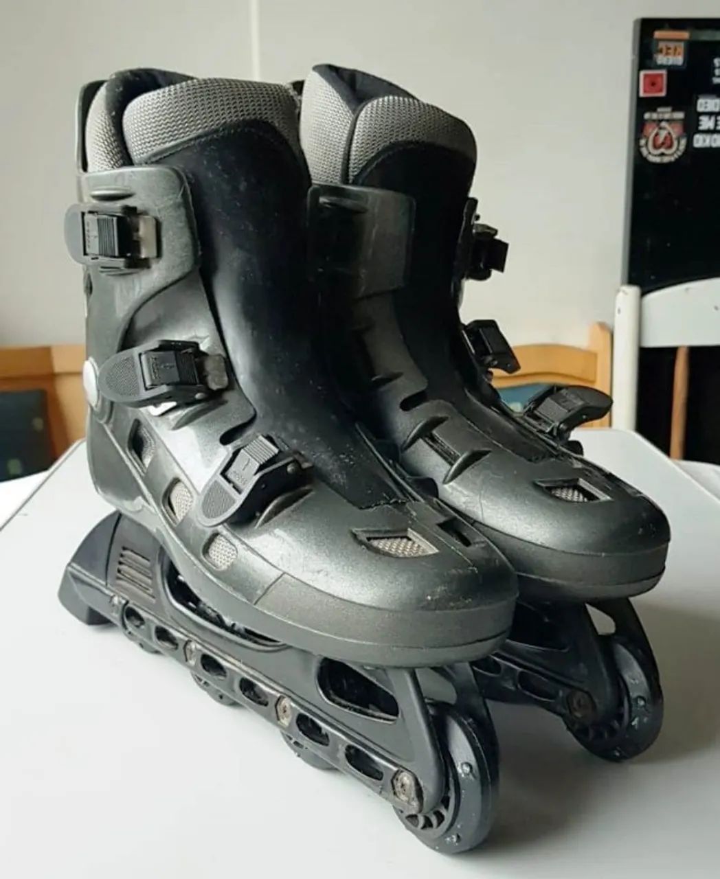 Para Manutenção ou Aproveitamento! Patins Roller Inline - Usado  - Foto 6