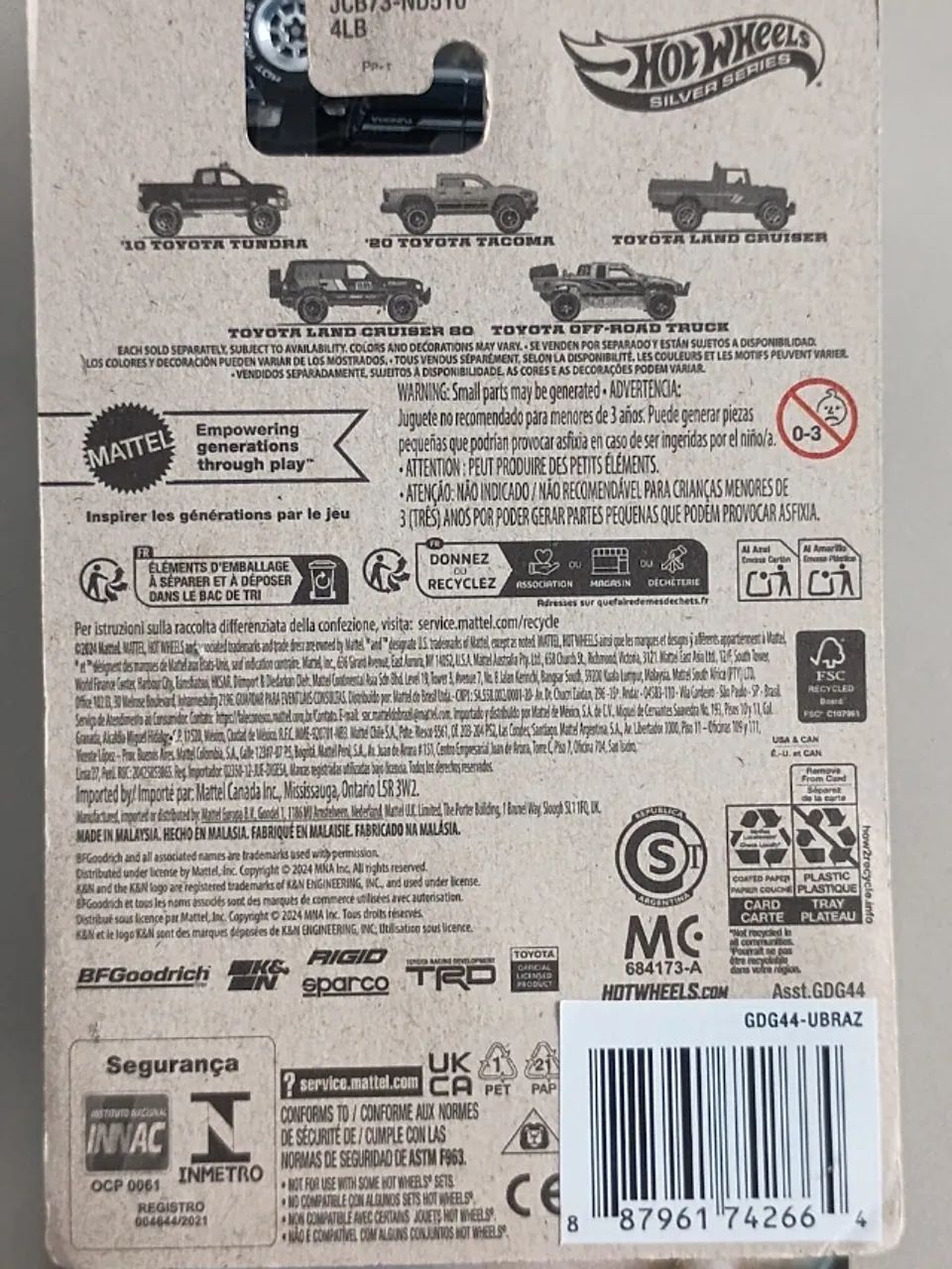 HOT WHEELS 2025 SILVER SERIES 10 TOYOTA TUNDRA - 1/5 - JCB71 - Foto 2