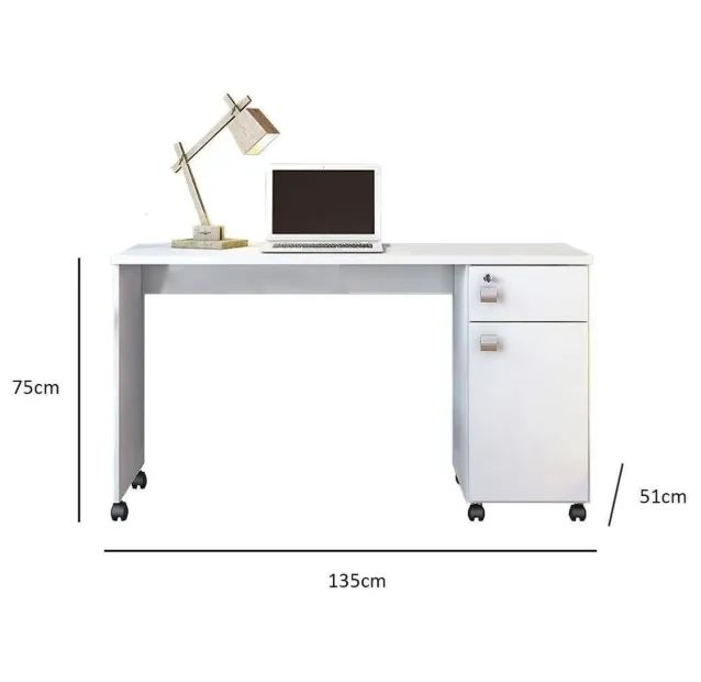 Escrivaninha Office Com Gaveta Nova - Foto 3