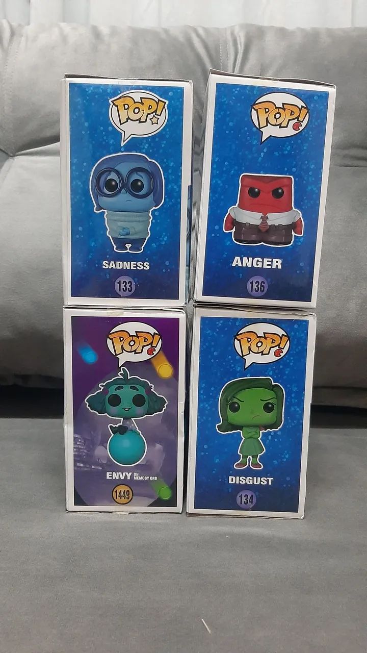 Bonecos Funko Pop Divertidamente - Foto 2