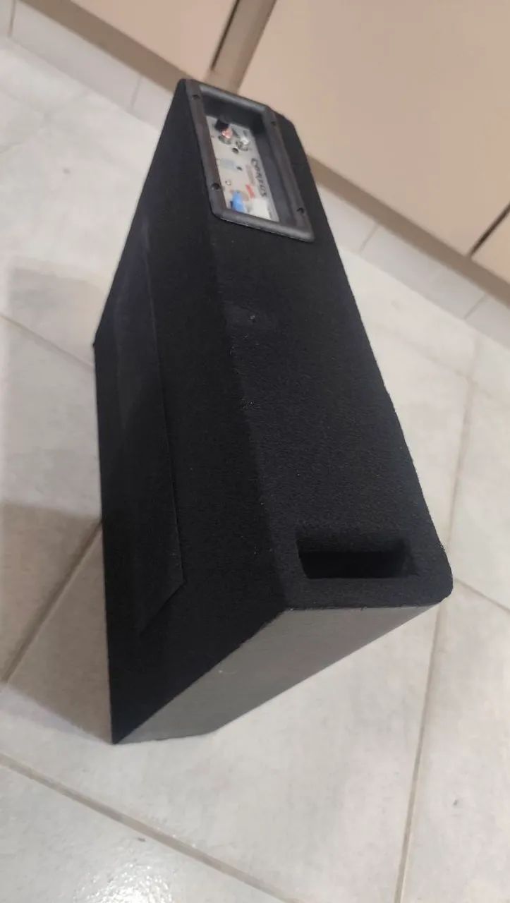 Caixa som amplificada automotiva slim 8 polegadas - Aparelhos de Som ...