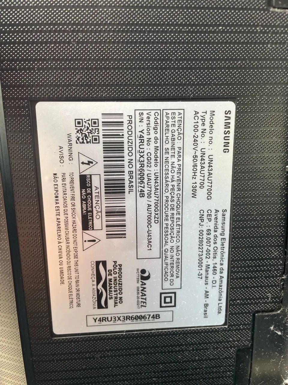 Smart TV Samsung 43? para conserto - Foto 4