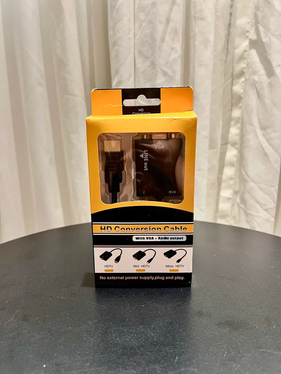Adaptador HDMI para VGA com Áudio - Praticidade na conexão - Foto 3