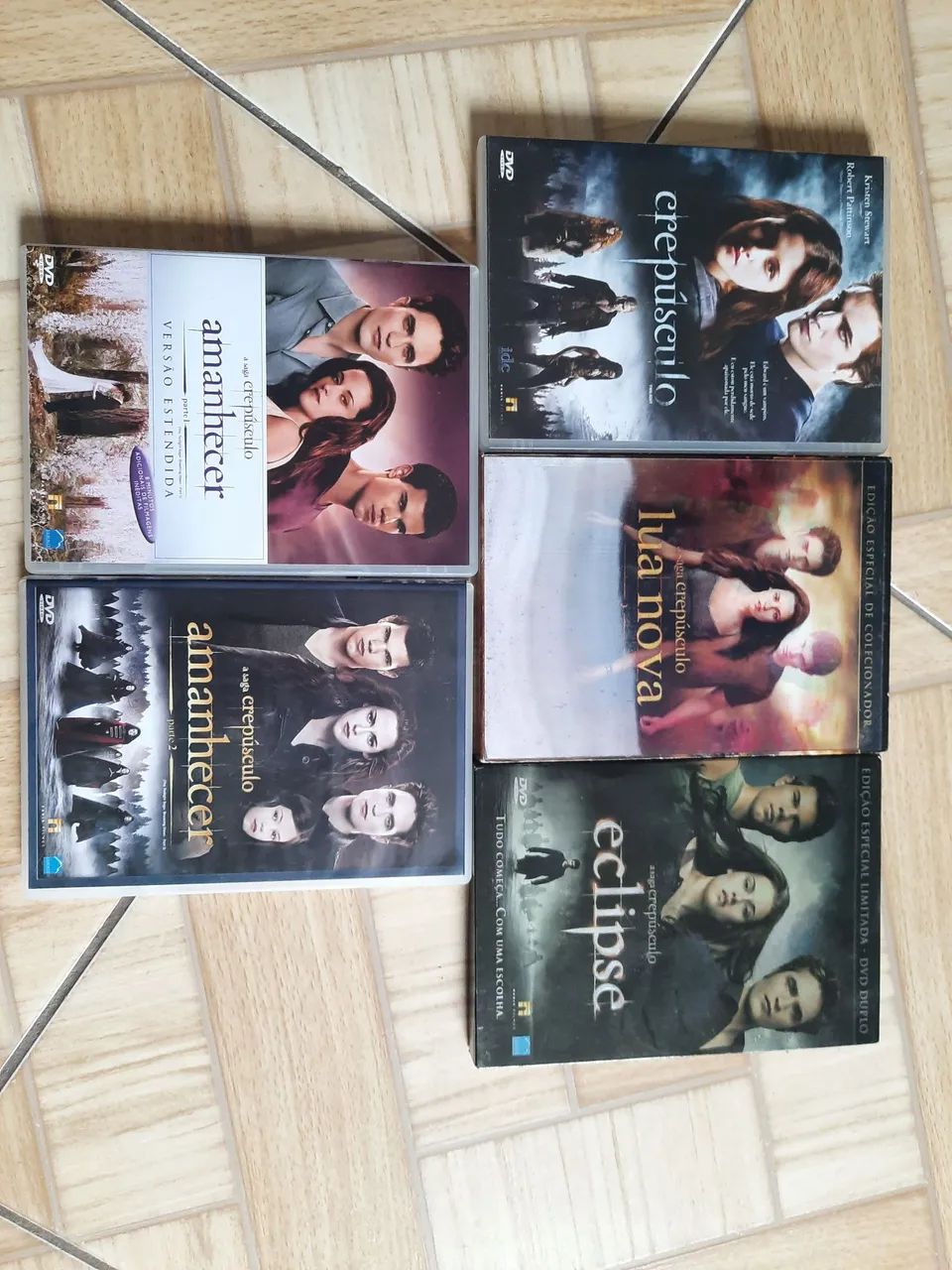 Coleção Completa Saga Crepúsculo DVD