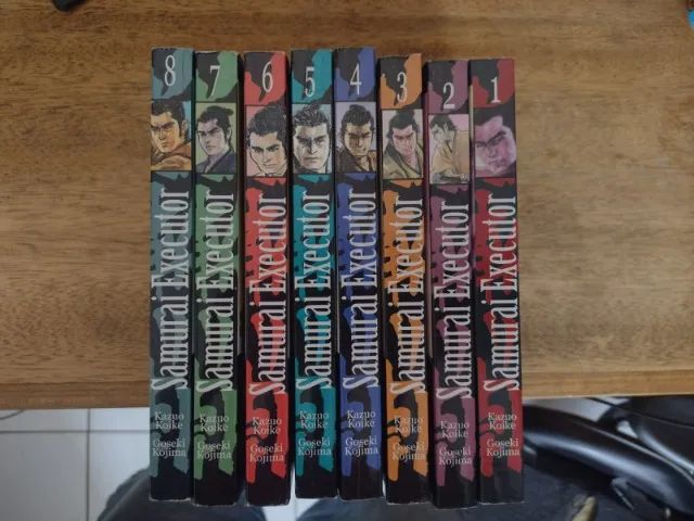 Mangá Samurai Executor coleção completa, 1 ao 8