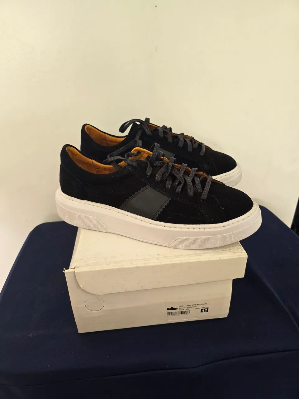 Tenis Camurça Preto Wolf - Foto 4