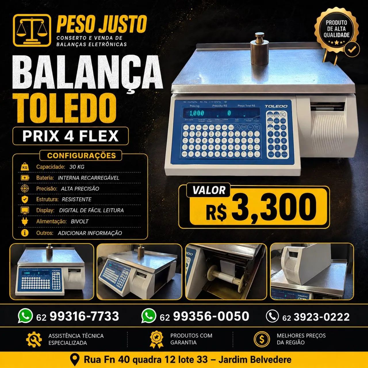 Balança Toledo Prix 4 Flex 
