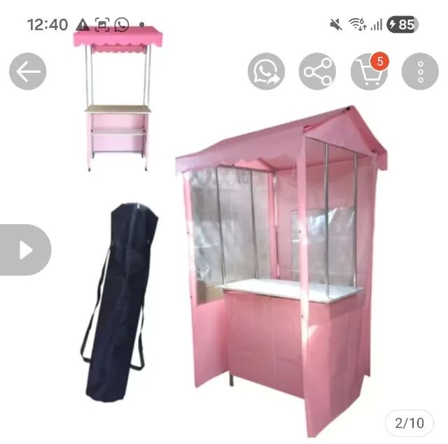 Barraca rosa personaliza  - Foto 3