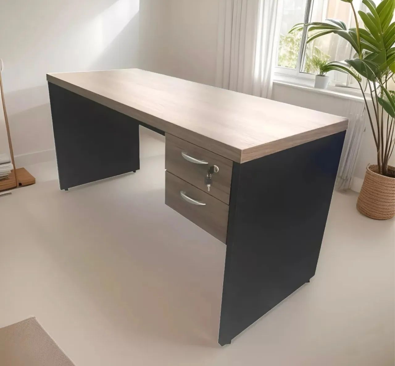 MESA DE ESCRITORIO 1.50x0.70 com gavetas LOJA IKONOFFICE  - Foto 2
