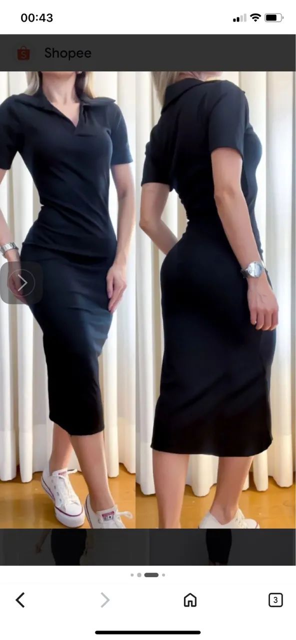 Vestido tubinho 