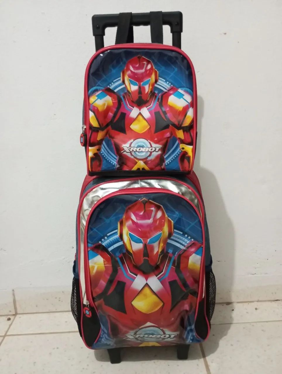 Kit de mochila de rodinhas 