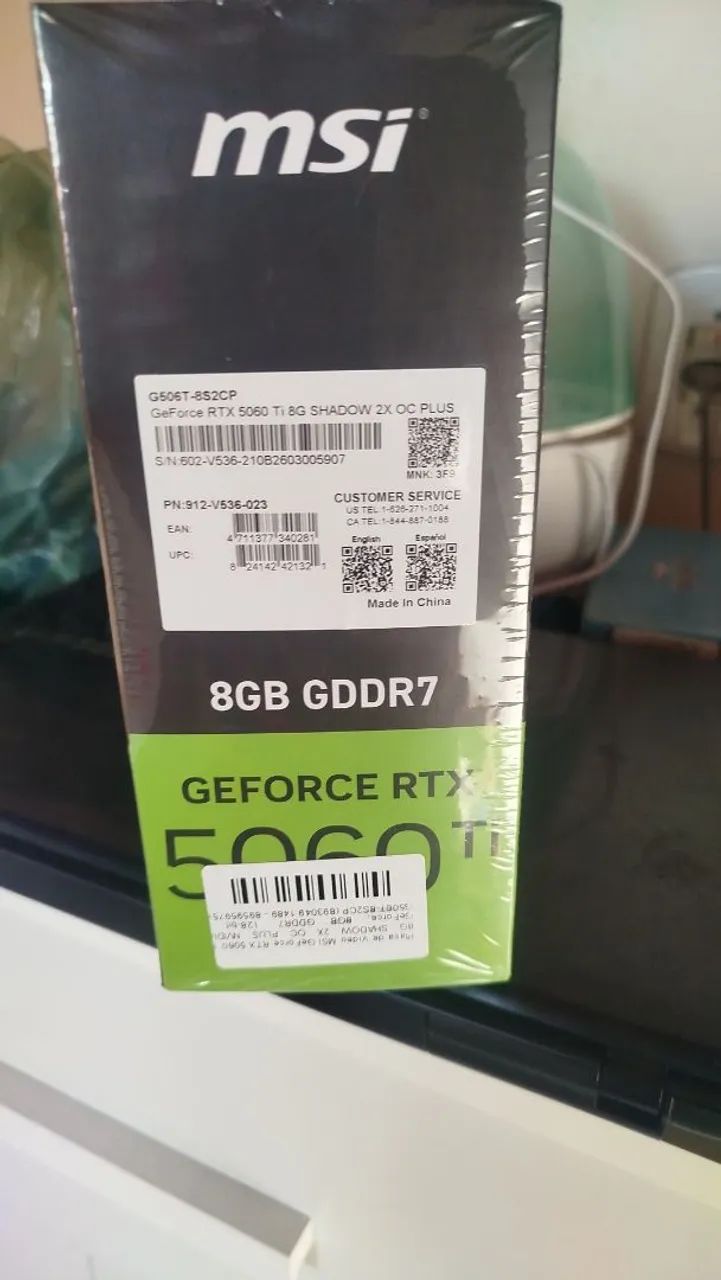 RTX 5060ti Shadow 8GB NOVA
