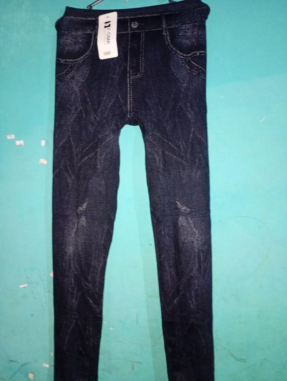 Calça legging elástica super flexível e resistente /para esportes ,dia a dia , e academias - Foto 2