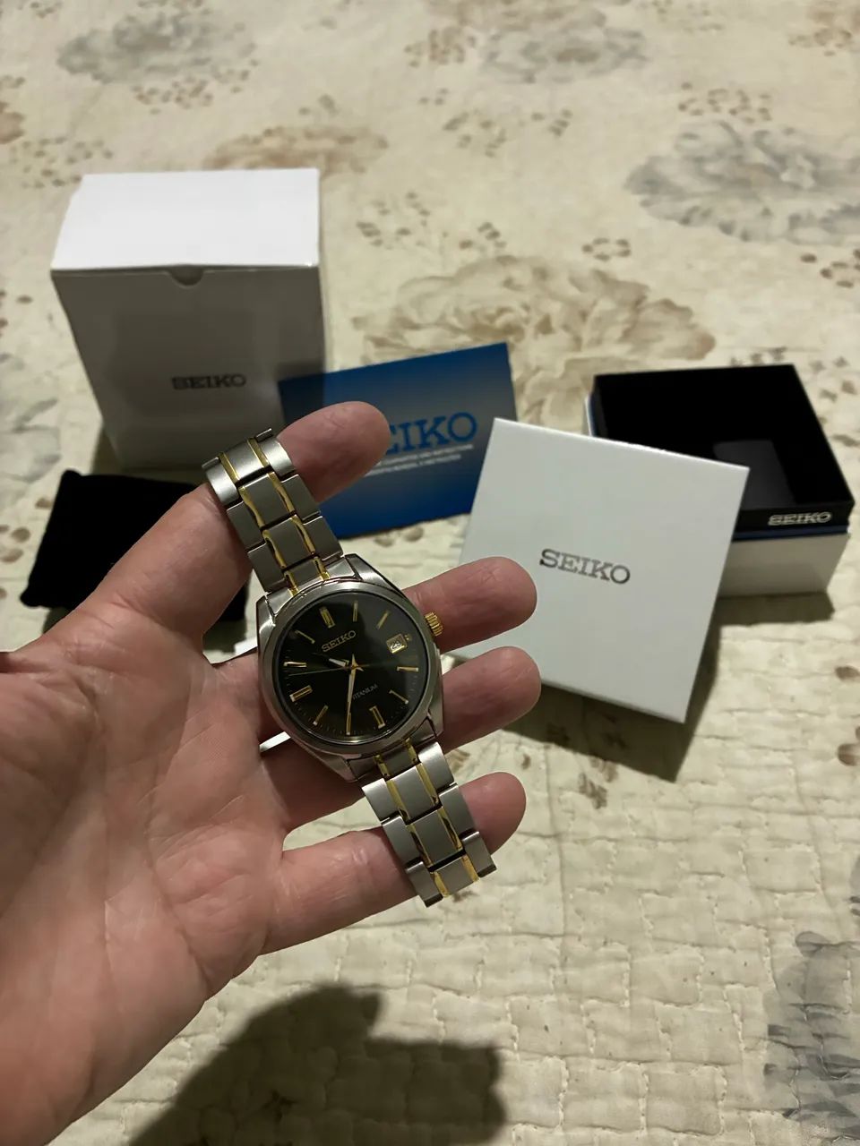Relógio Seiko Essentials Titânio Titanium - Foto 5