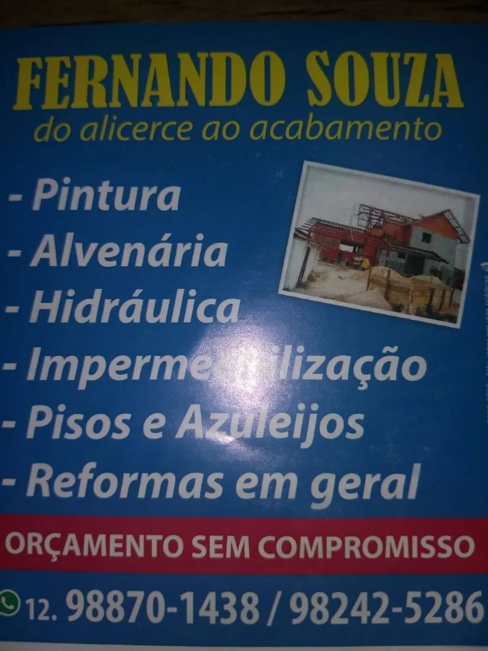 Fernando Souza pedreiro 