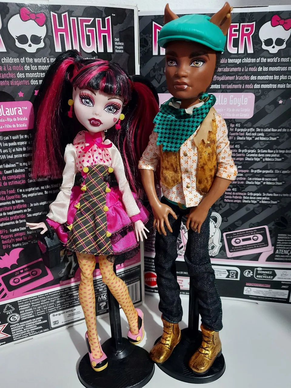 Monster High Draculaura e Clawd