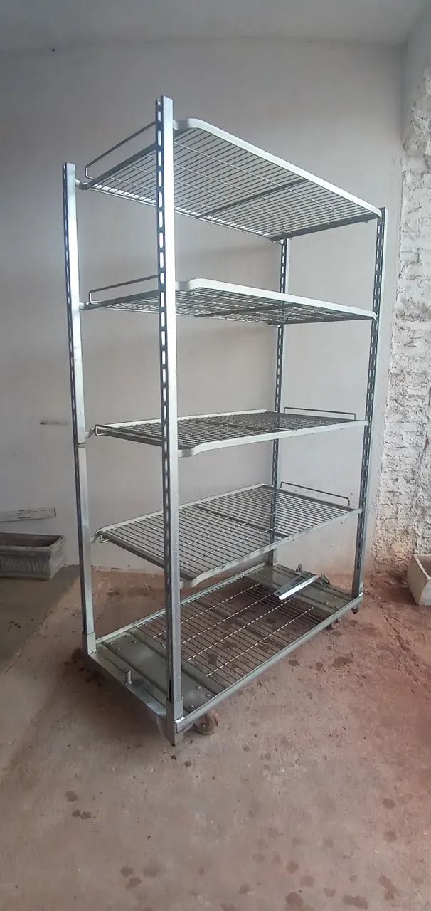 Carrinho para plantas padrão Veilling - Galvanizado 