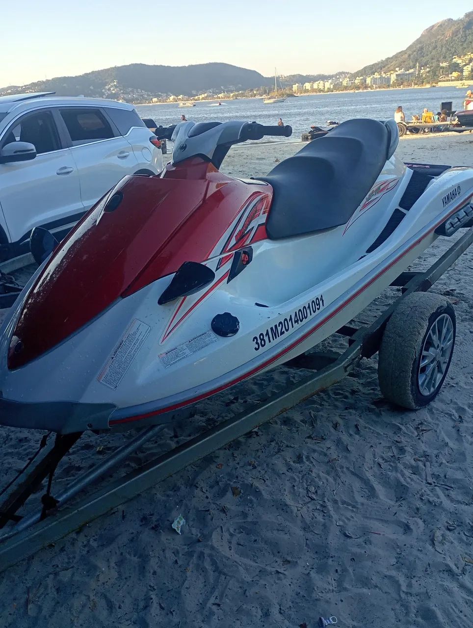 Vendo vc 700 Yamaha todo revisado com carretinha jet válido até 2030 carreta no 2026 ok - Foto 4