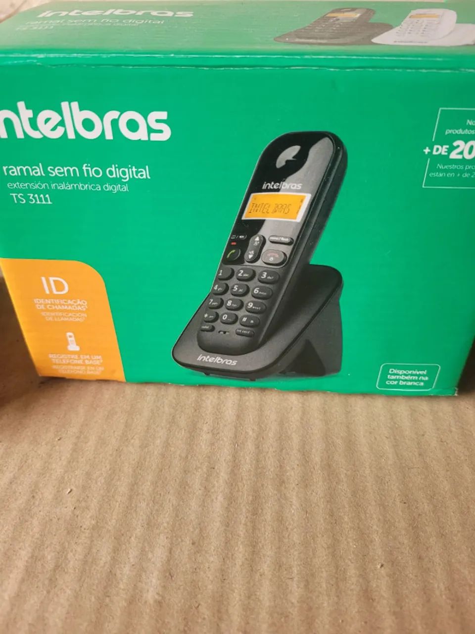 Telefone sem Fio Digital Intelbras com Ramal TS3111