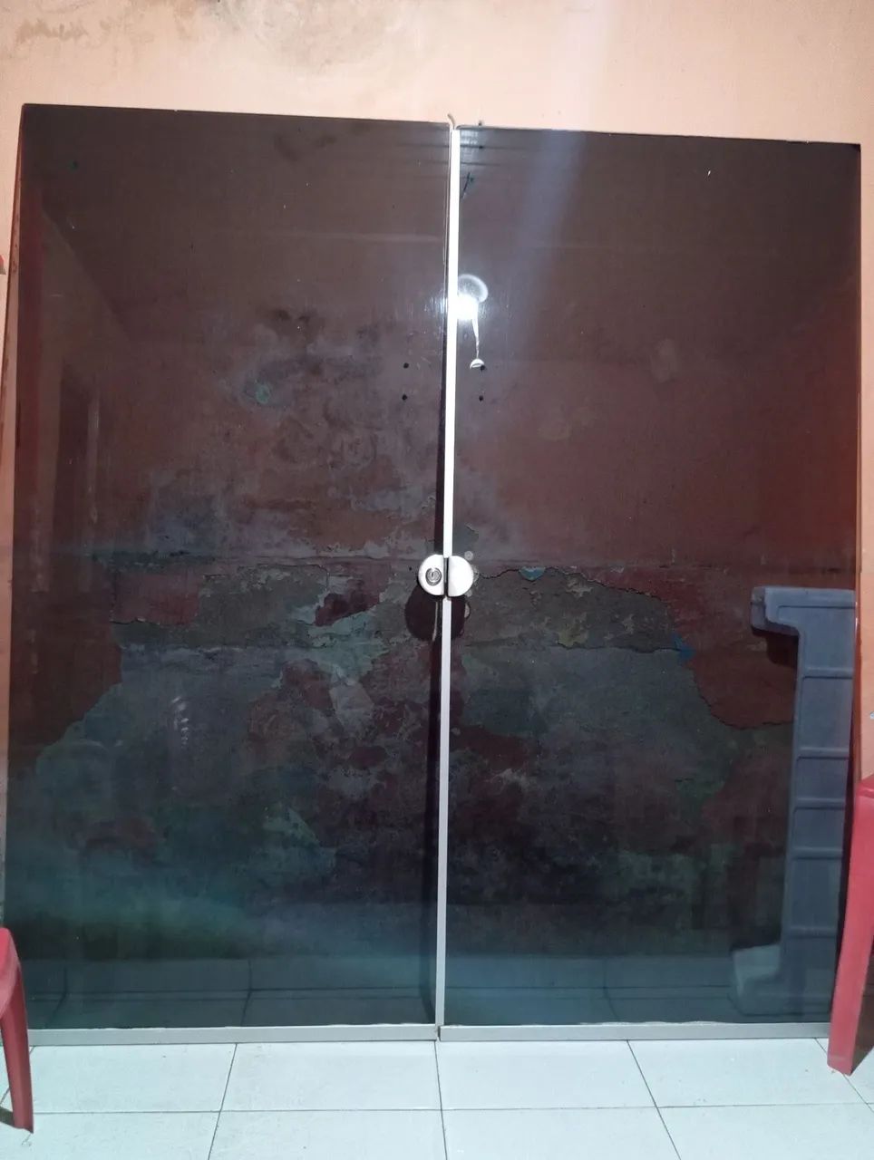 Porta de vidro 2M
