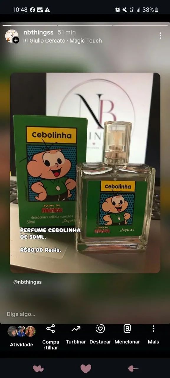 PERFUME INFANTIL CEBOLINHA DA JEQUITI - Foto 2