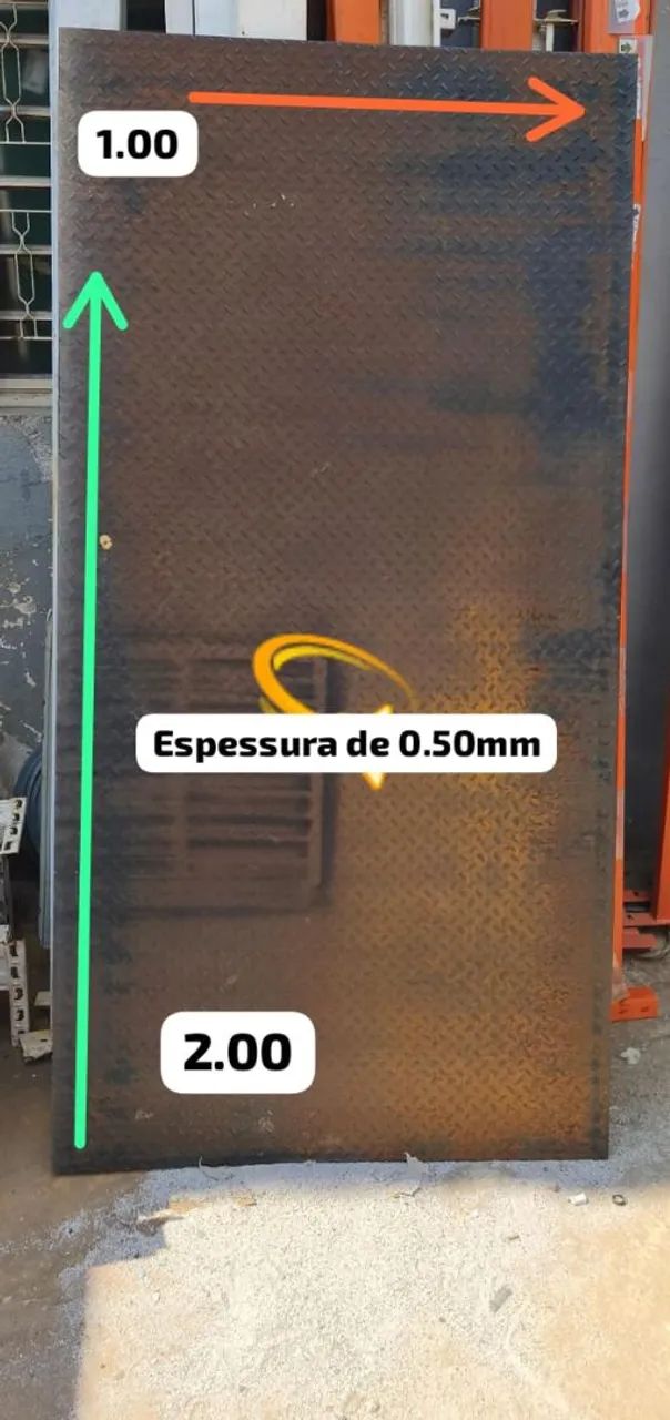 Chapa aço xadres
