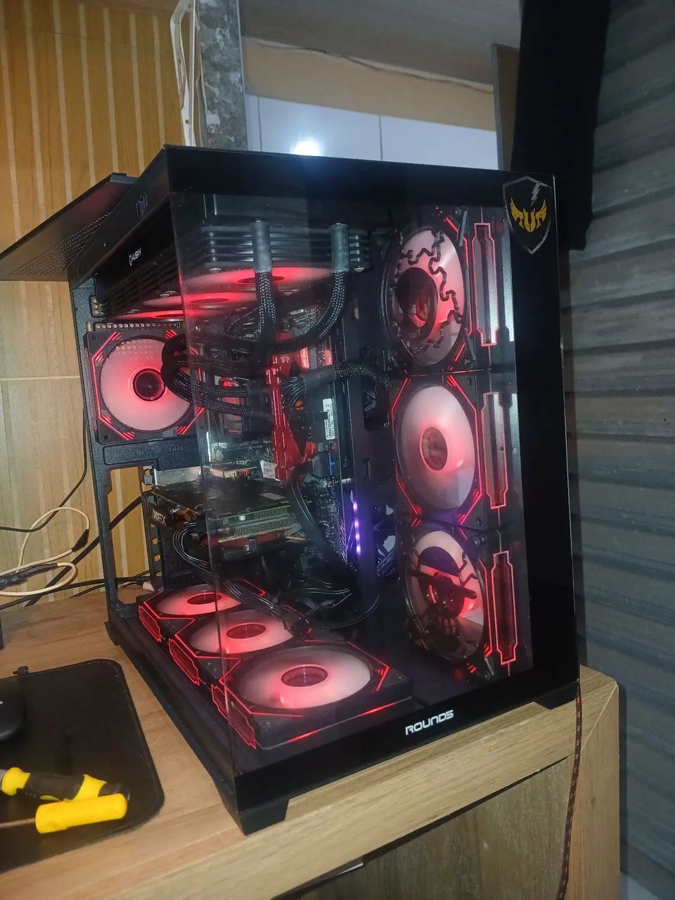 Kit 7 Fans 6 pinos Argb + Controladora - Foto 3