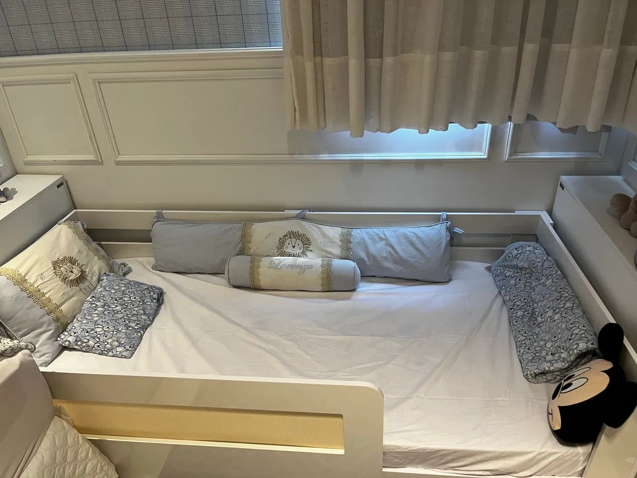 Cama montessoriana MDF branca- Muito Nova! - Foto 5