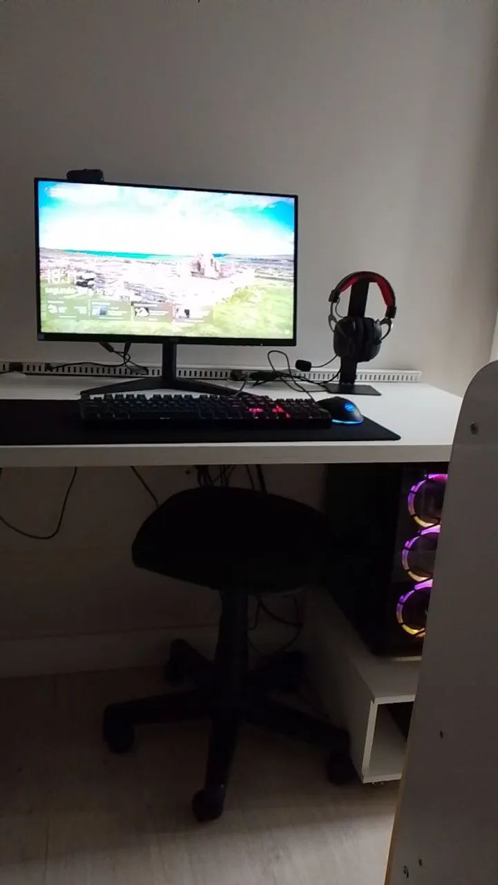 Computador Pc com mesa sob medida, tudo incluso , até o gaveteiro  - Foto 4