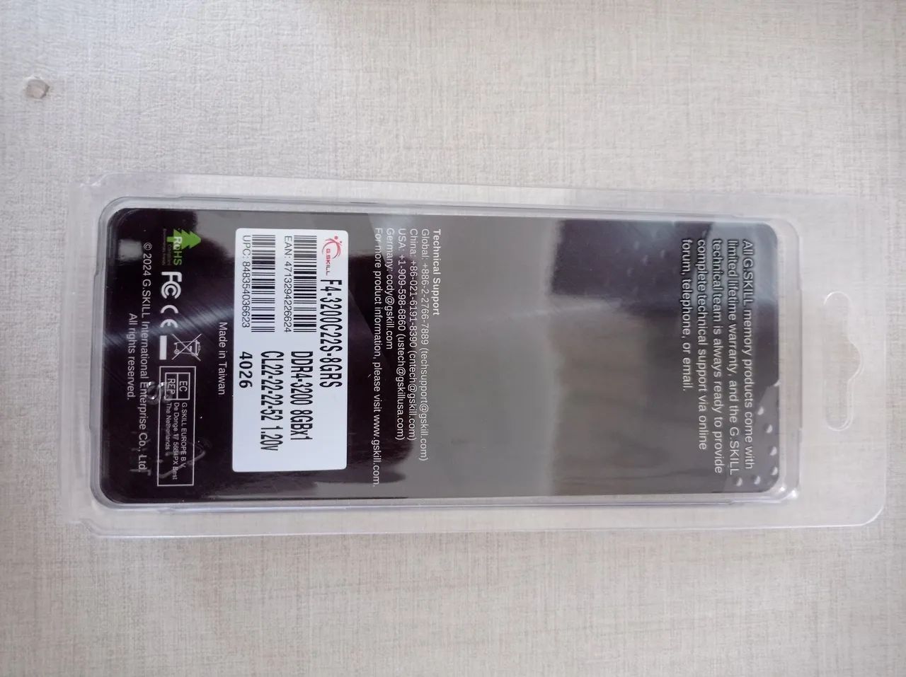 Memória DDR4 G.SKILL 8GB - Foto 2