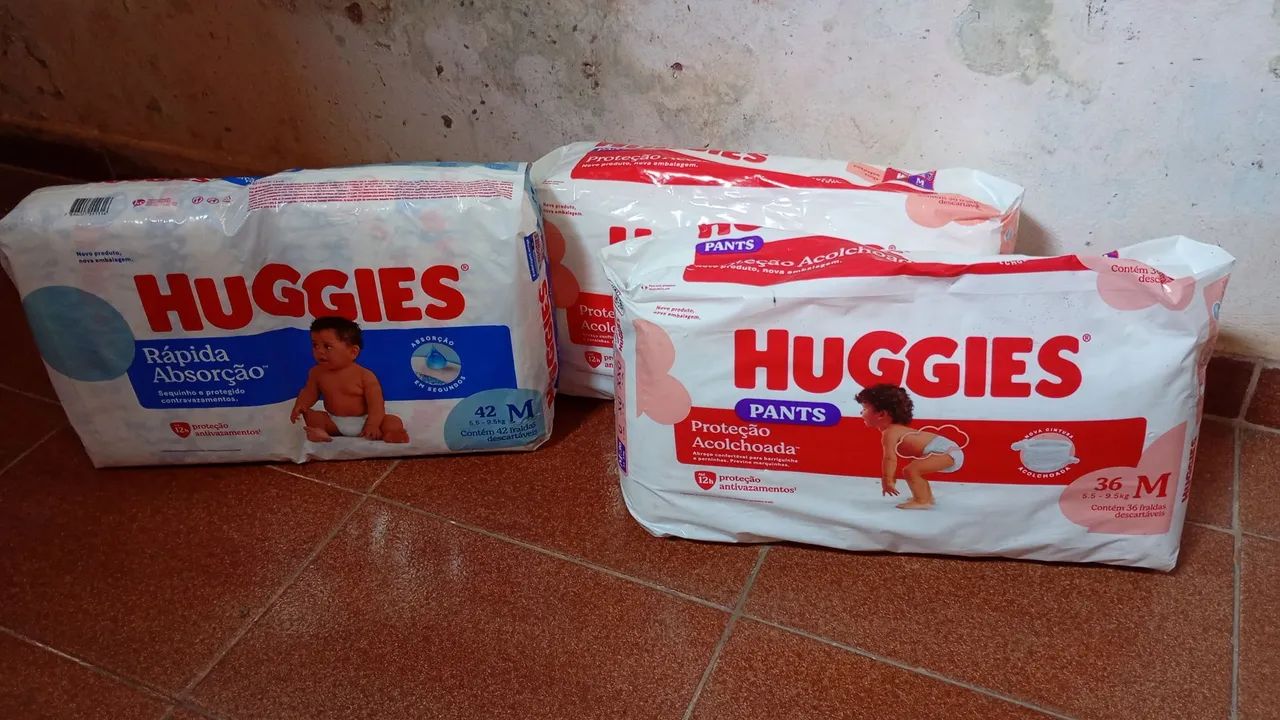 Fralda huggies M