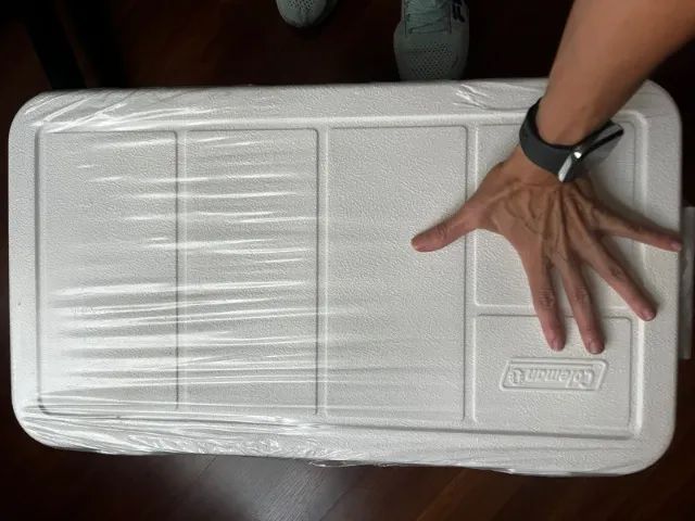 Caixa Térmica Cooler Coleman Grande 48qt, 45L Azul - Foto 3