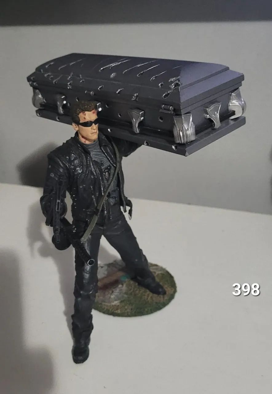Boneco t850 exterminador do futuro 3 mcfarlane terminator action figure 