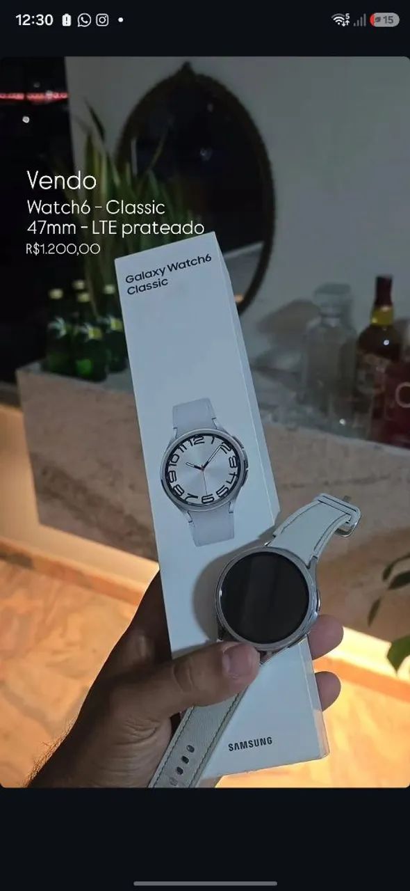 SmartWatch 6 classic SAMSUNG - Foto 2