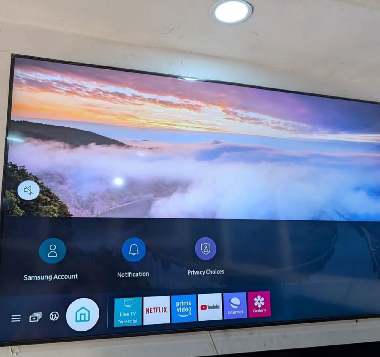 COM NOTA FISCAL Televisão Samsung crystal 65 polegadas TELÃO 4K - Foto 2