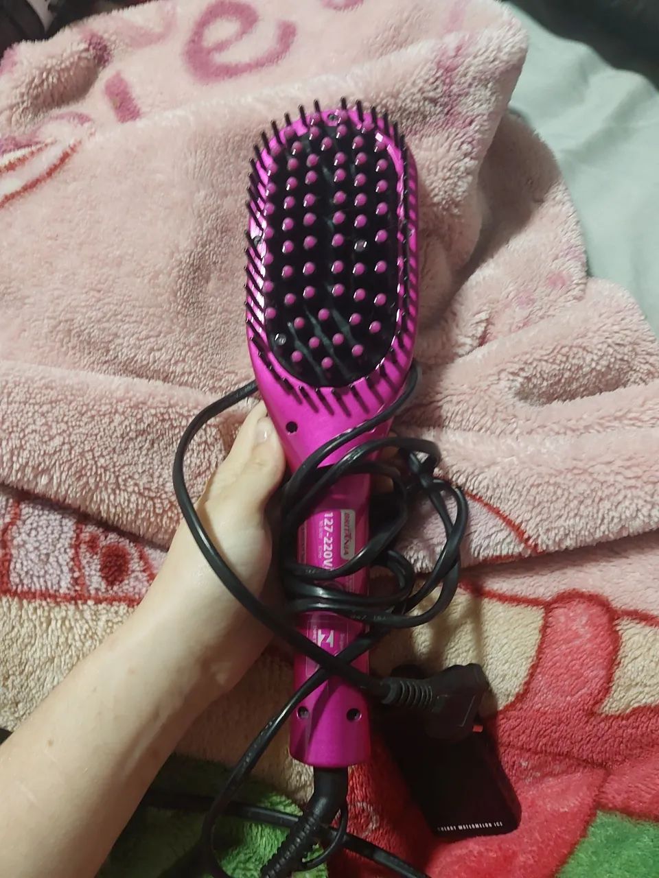 Escova de alisamento de cabelo